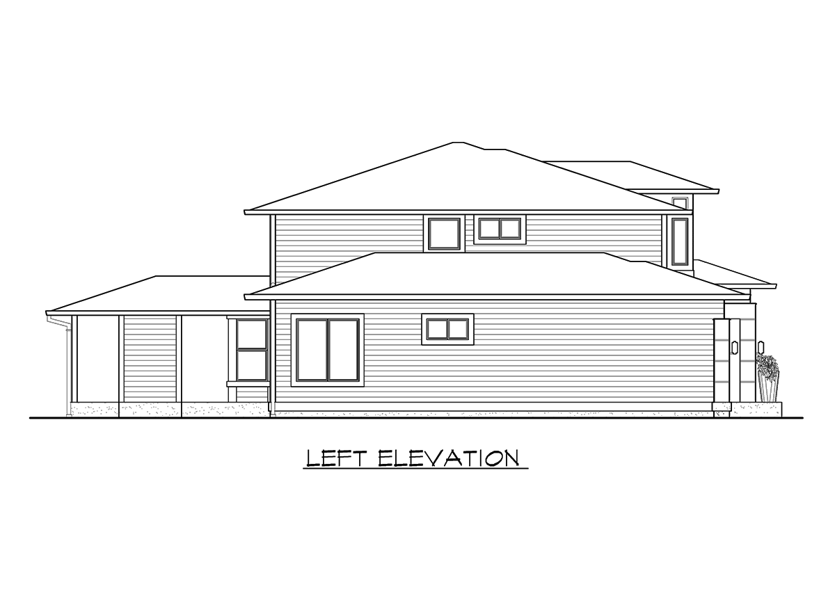 Plan 23525JD: Contemporary Home Plan With Options - Image #19 - Contemporary, Northwest, Prairie