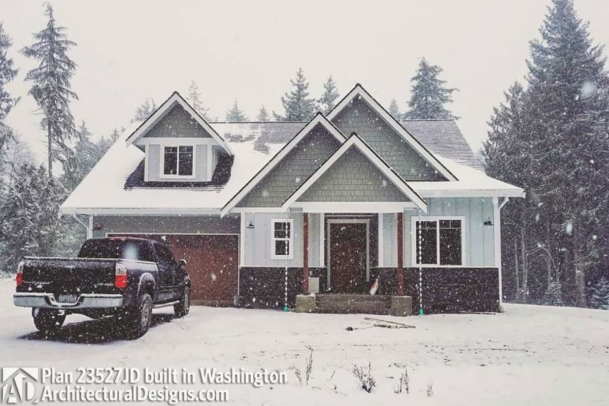 build gallery item - House Plan 23527JD build in Washington!