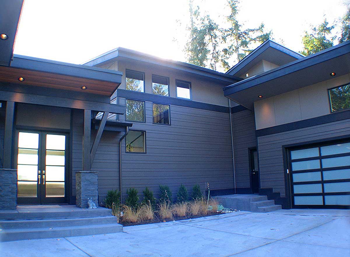 Plan 23532JD: 3-Bed Modern House Plan with Main Level Master and Garage Workshop - 2829 Sq Ft - Image #4 - Contemporary, Modern, Northwest