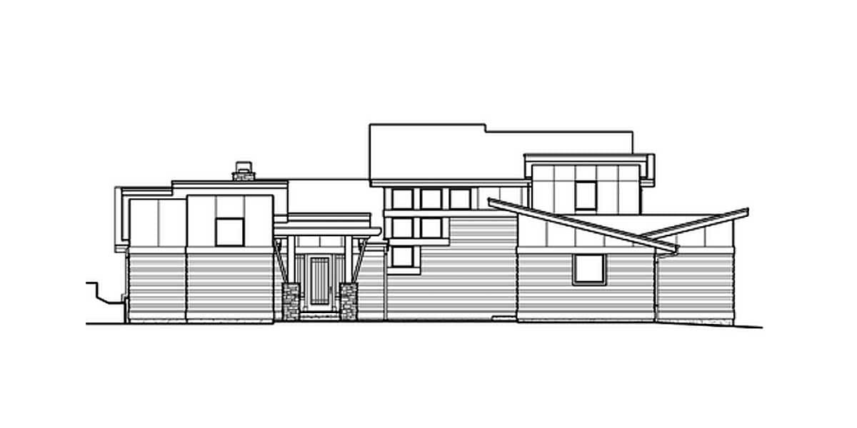 Plan 23532JD: 3-Bed Modern House Plan with Main Level Master and Garage Workshop - 2829 Sq Ft - Image #24 - Contemporary, Modern, Northwest