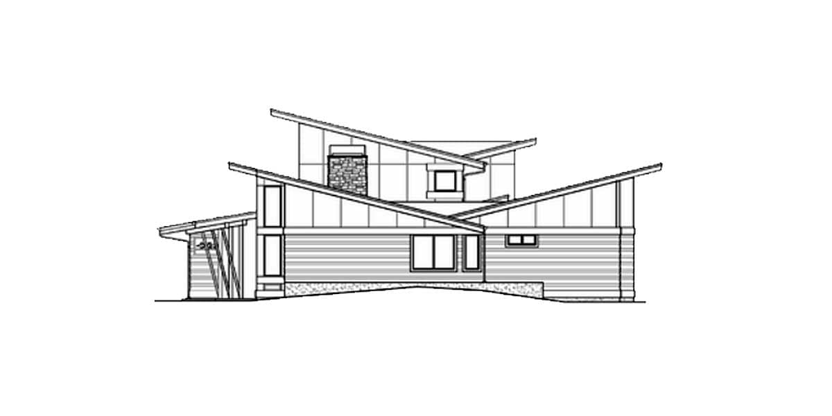Plan 23532JD: 3-Bed Modern House Plan with Main Level Master and Garage Workshop - 2829 Sq Ft - Image #25 - Contemporary, Modern, Northwest