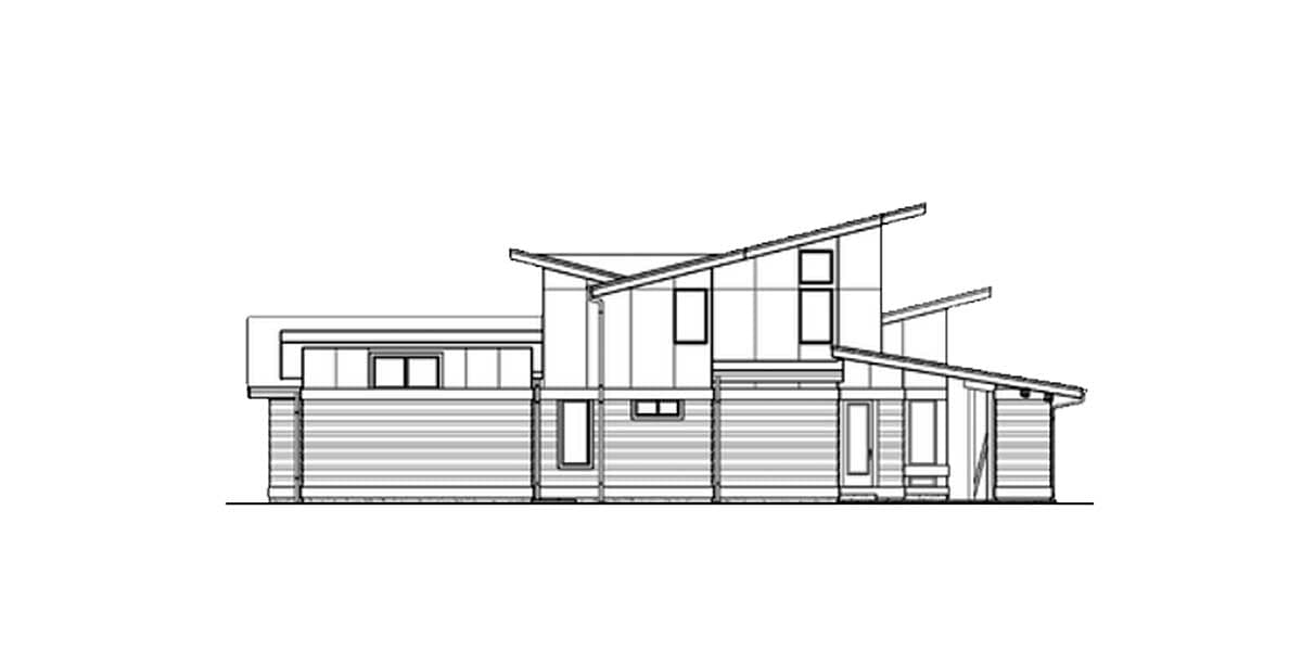 Plan 23532JD: 3-Bed Modern House Plan with Main Level Master and Garage Workshop - 2829 Sq Ft - Image #27 - Contemporary, Modern, Northwest