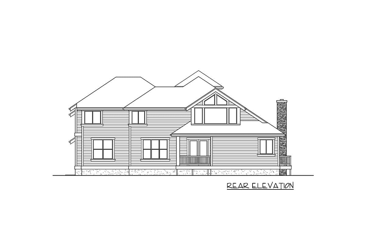 Plan 23534JD: 4 Bedroom Rustic Retreat - Image #12 - Craftsman, Mountain