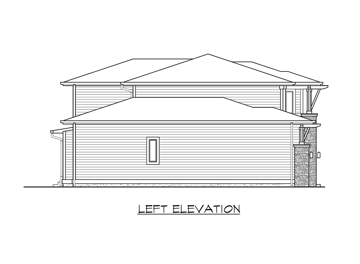 Plan 23537JD: Prairie-Influenced Contemporary House Plan With 3 Car Garage - 2665 Sq Ft - Image #13 - Modern, Northwest, Prairie