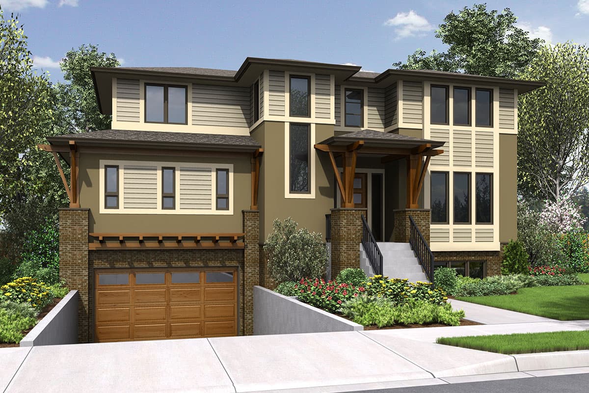 Plan 23542JD: Live on Three Levels - Image #26 - Contemporary, Northwest