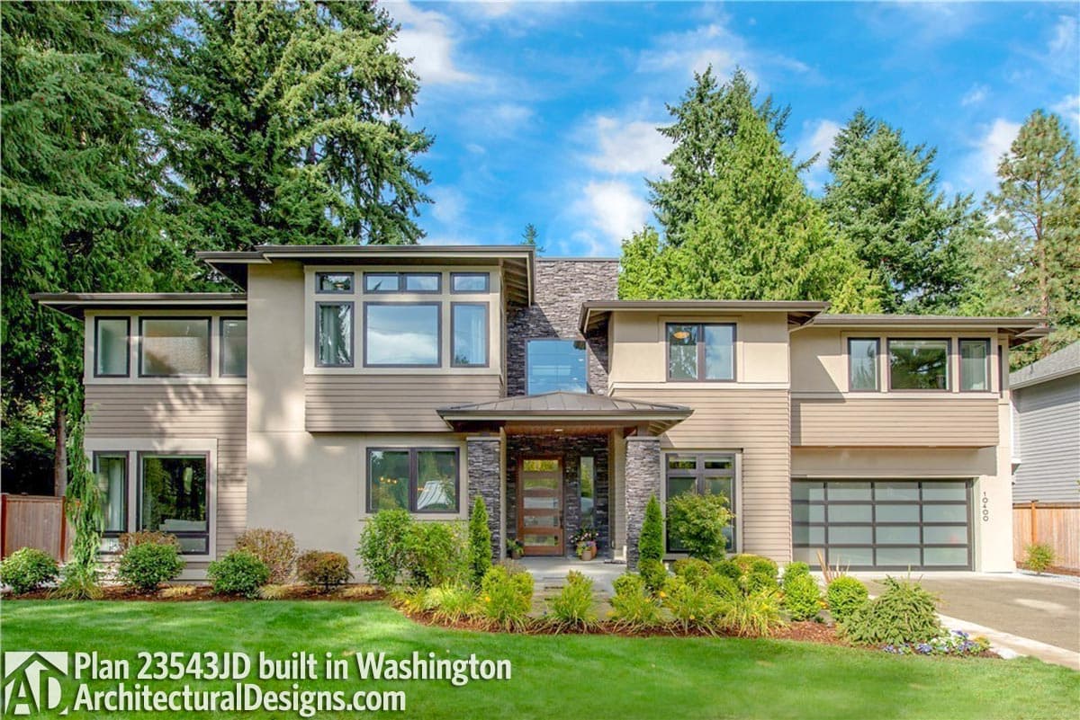 build gallery item - House Plan 23543JD comes to life in Washington