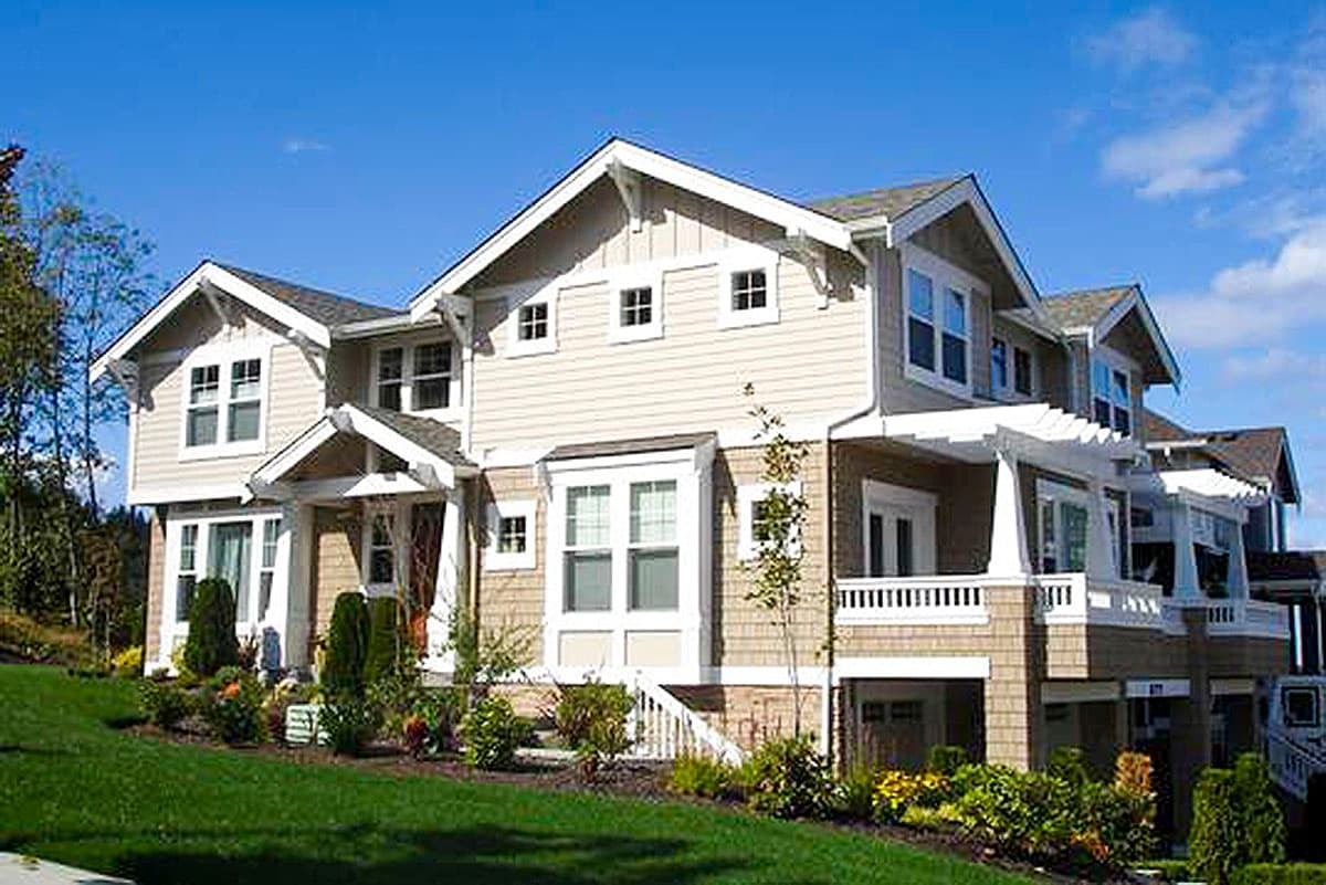 Plan 2355JD: For The Front Sloping Lot - Image #5 - Craftsman, Mountain, Northwest