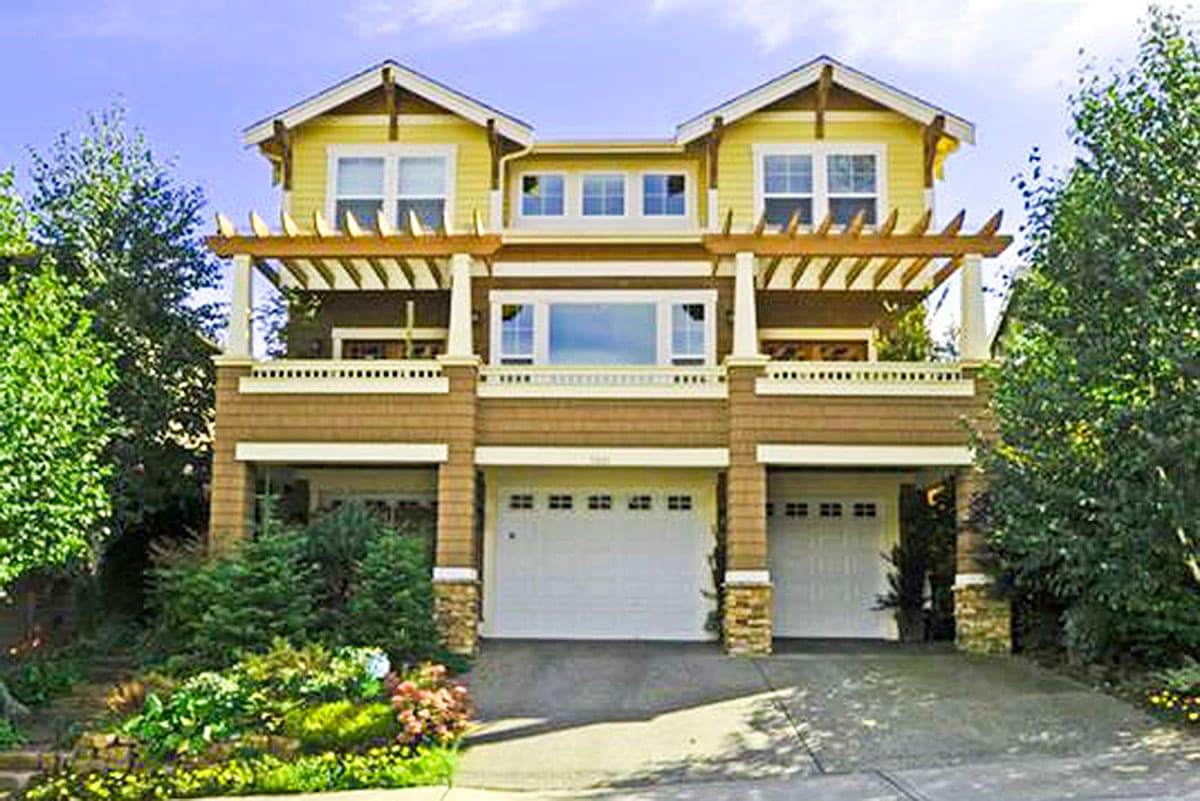 Plan 2355JD: For The Front Sloping Lot - Image #6 - Craftsman, Mountain, Northwest