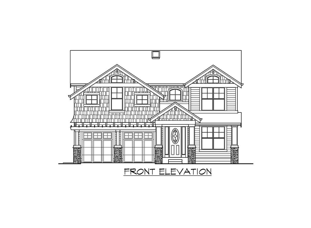 Plan 23555JD: Craftsman with Upstairs Bonus Room - Image #32 - Craftsman, Northwest