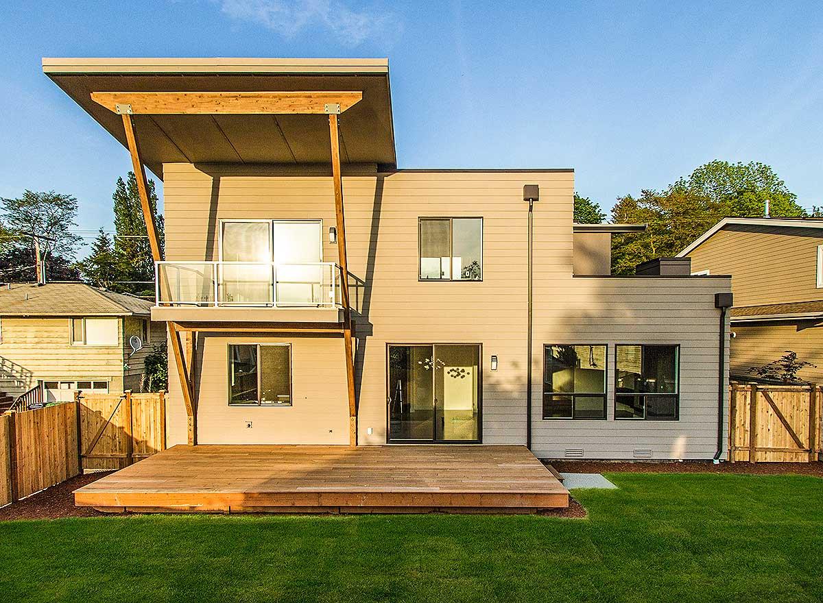 Plan 23561JD: Impressive Contemporary Home Plan - Image #4 - Contemporary, Northwest