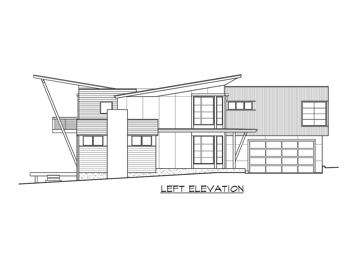 Plan 23561JD: Impressive Contemporary Home Plan - Image #26 - Contemporary, Northwest