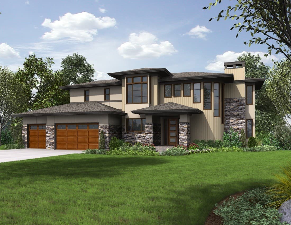 Plan 23567JD: Above And Beyond III On Basement - Image #4 - Contemporary, Mid Century Modern, Modern, Northwest, Prairie