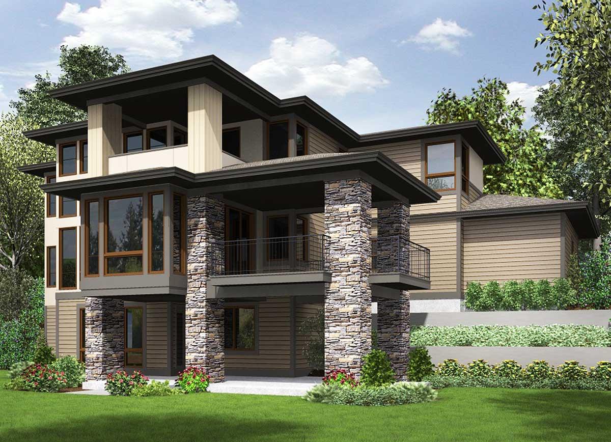 Plan 23567JD: Above And Beyond III On Basement - Image #5 - Contemporary, Mid Century Modern, Modern, Northwest, Prairie