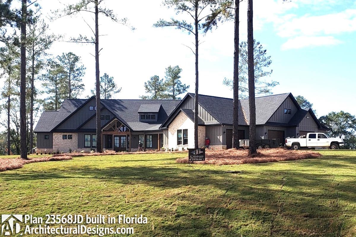 build gallery item - House Plan 23568JD Comes to Life in Florida