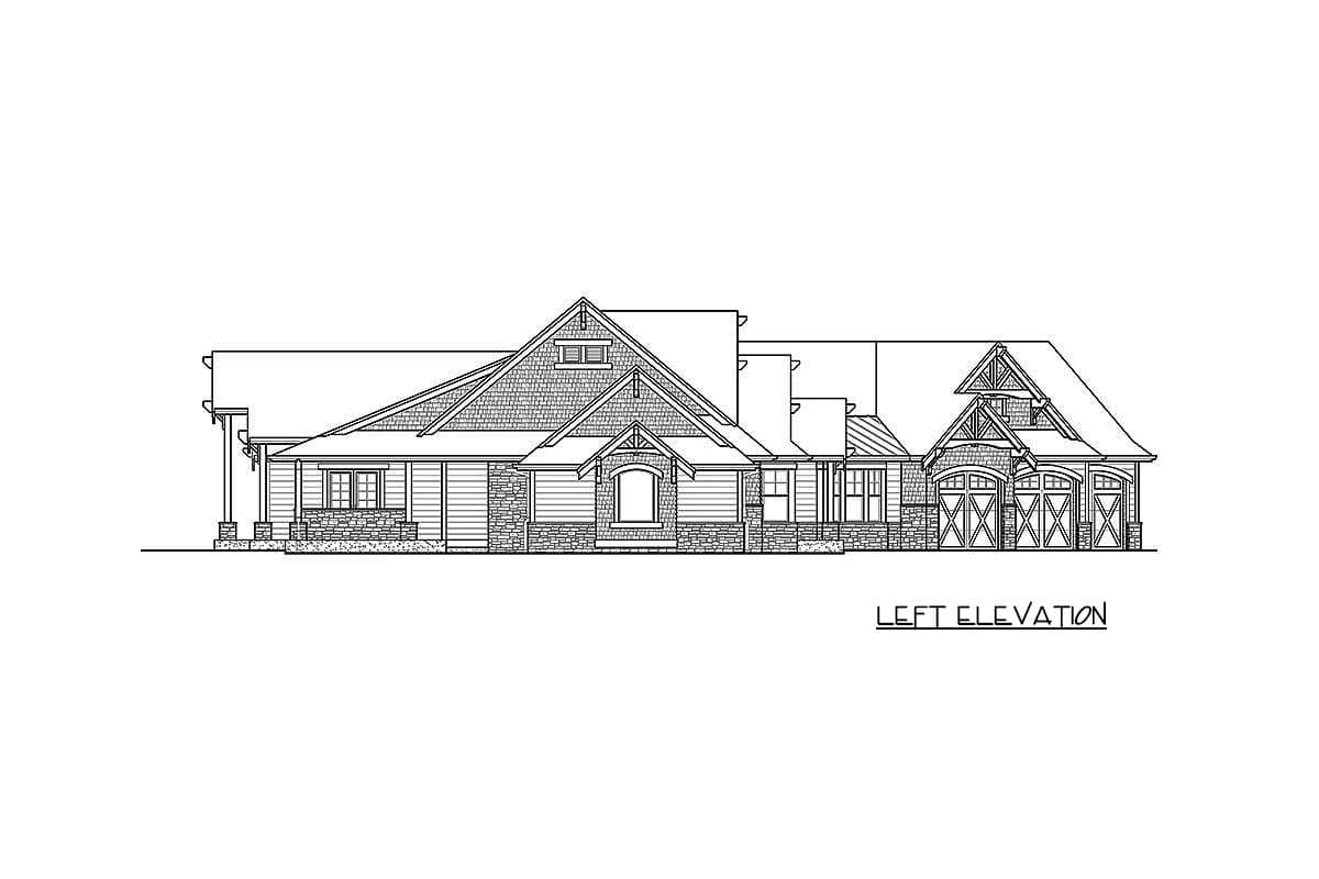 Plan 23568JD: Amazing One-Level Craftsman House Plan - 4420 Sq Ft - Image #60 - Craftsman, Northwest, Ranch, Rustic, Shingle