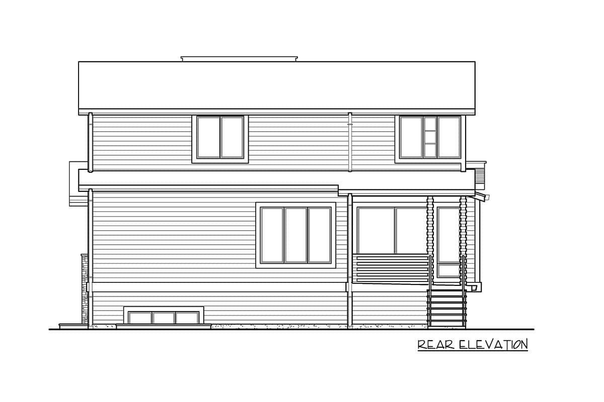 Plan 23569JD: Contemporary House Plan for Sloping Lot - Image #29 - Contemporary, Northwest