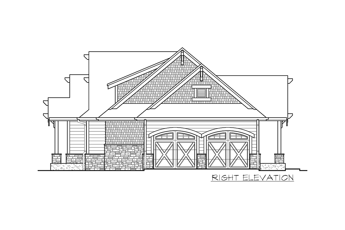Plan 23570JD: High-End Craftsman Getaway - Image #6 - Cottage, Craftsman, Northwest