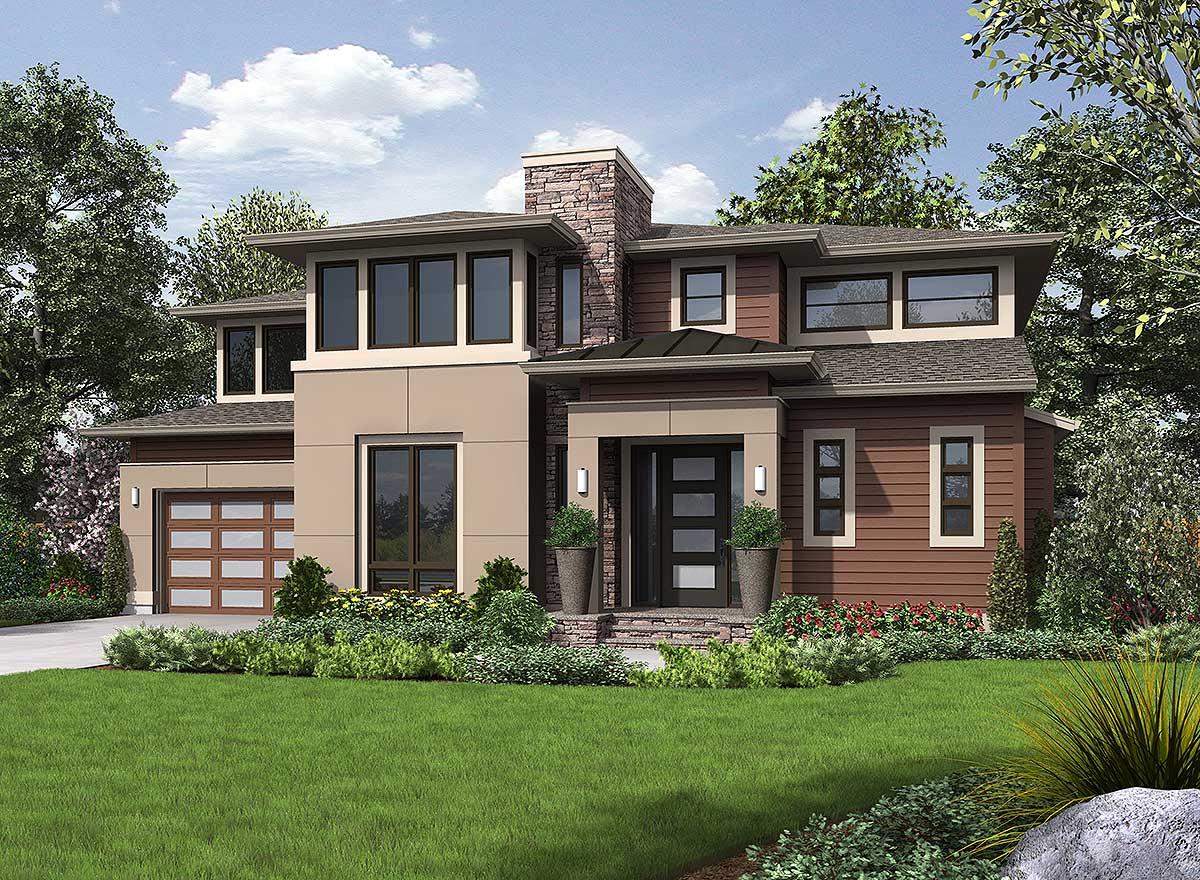 Plan 23571JD: Dynamic 4 Bed House Plan - Image #16 - Contemporary, Modern, Northwest
