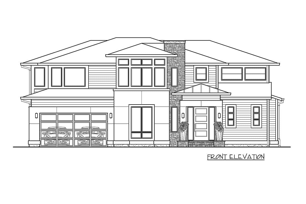 Plan 23571JD: Dynamic 4 Bed House Plan - Image #17 - Contemporary, Modern, Northwest