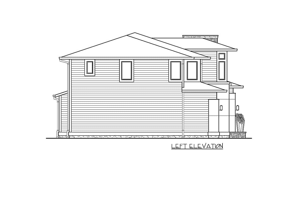 Plan 23571JD: Dynamic 4 Bed House Plan - Image #18 - Contemporary, Modern, Northwest