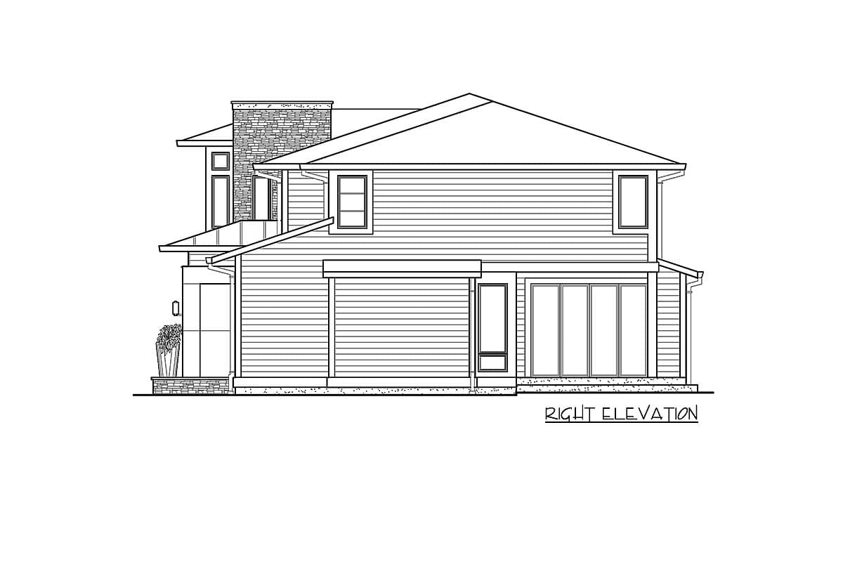 Plan 23571JD: Dynamic 4 Bed House Plan - Image #20 - Contemporary, Modern, Northwest