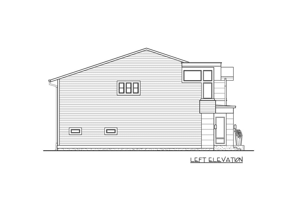 Plan 23572JD: 4 Bed Modern Home With Angular Roofline - Image #18 - Contemporary, Modern, Northwest