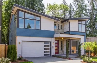 4 Bed Modern Home With Angular Roofline