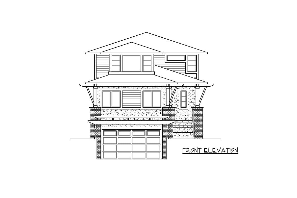 Plan 23574JD: Northwest House Plan for Front Sloping Lot - Image #22 - Craftsman, Northwest