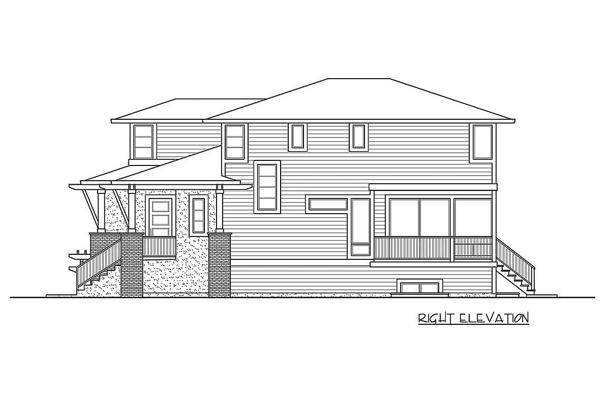 Plan 23574JD: Northwest House Plan for Front Sloping Lot - Image #25 - Craftsman, Northwest