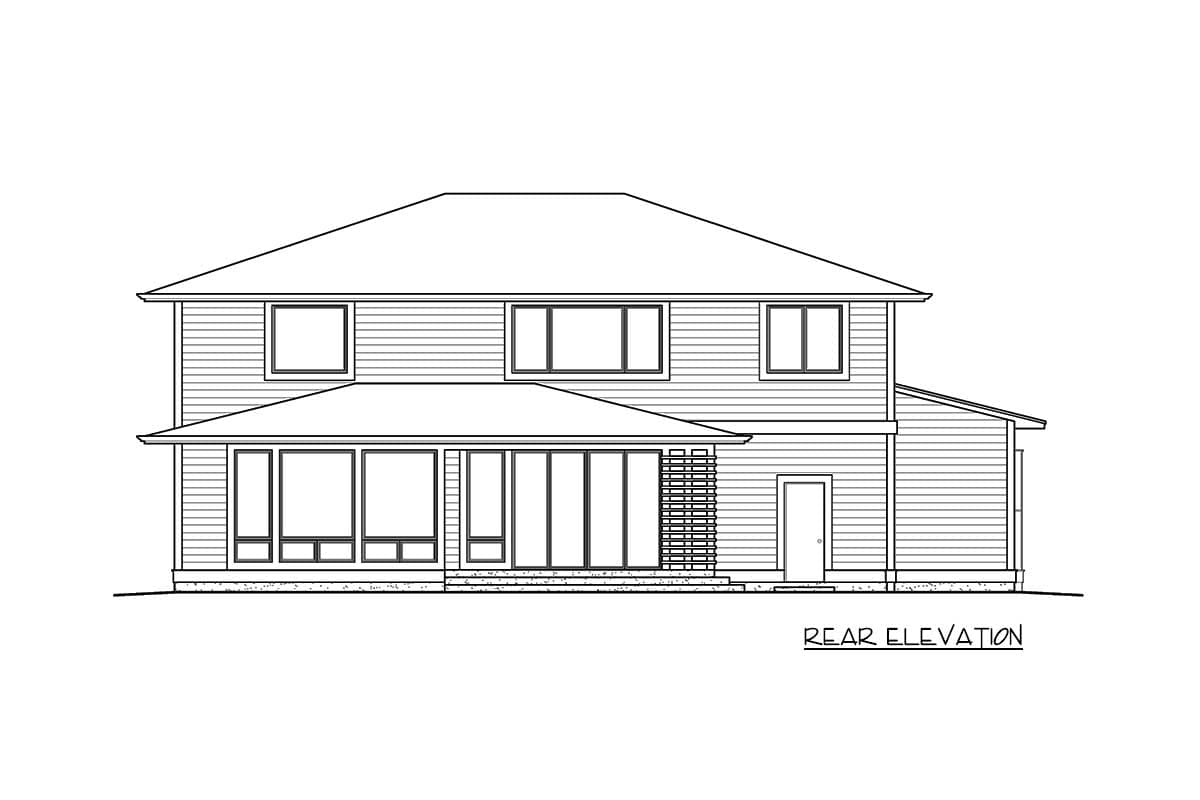 Plan 23577JD: Master Up Modern with Outdoor Living Area - Image #31 - Contemporary, Modern, Northwest, Prairie