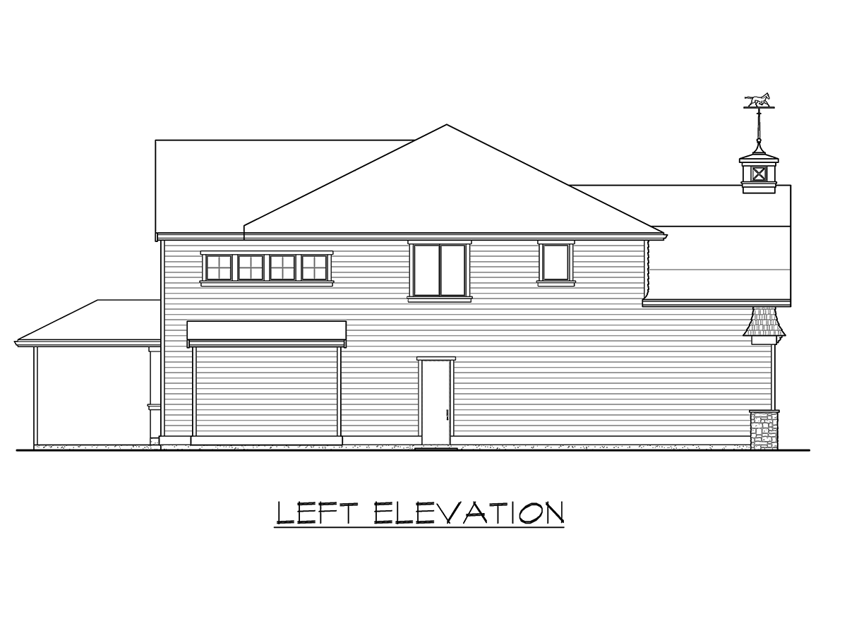 Plan 23582JD: Beautiful 4 Bed Gambrel House Plan - Image #21 - Country, Craftsman, Shingle