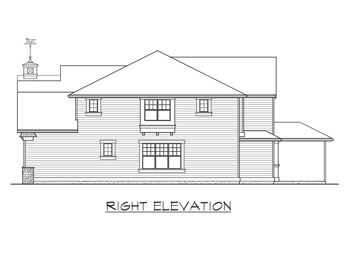Plan 23582JD: Beautiful 4 Bed Gambrel House Plan - Image #23 - Country, Craftsman, Shingle
