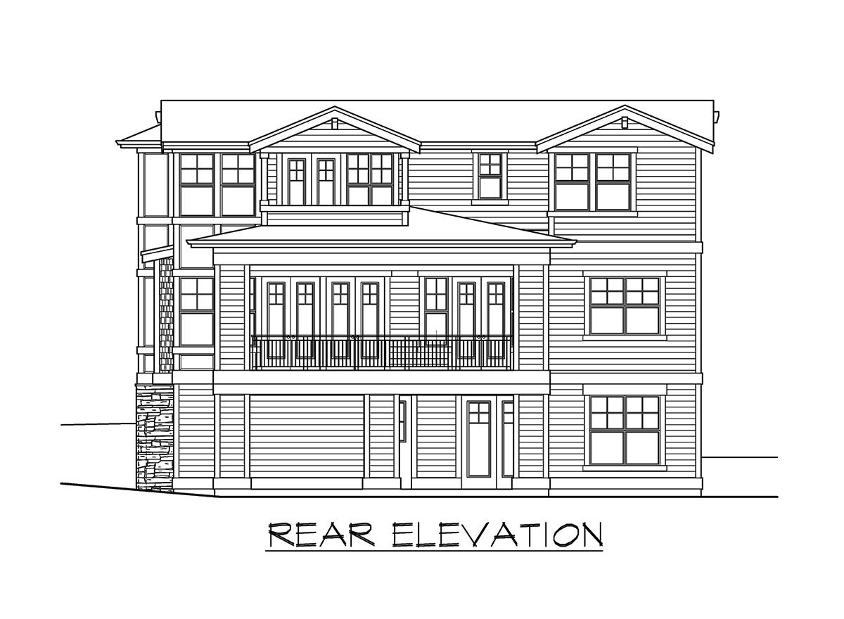 Plan 23586JD: Master Bedroom with Private Deck - Image #27 - Northwest