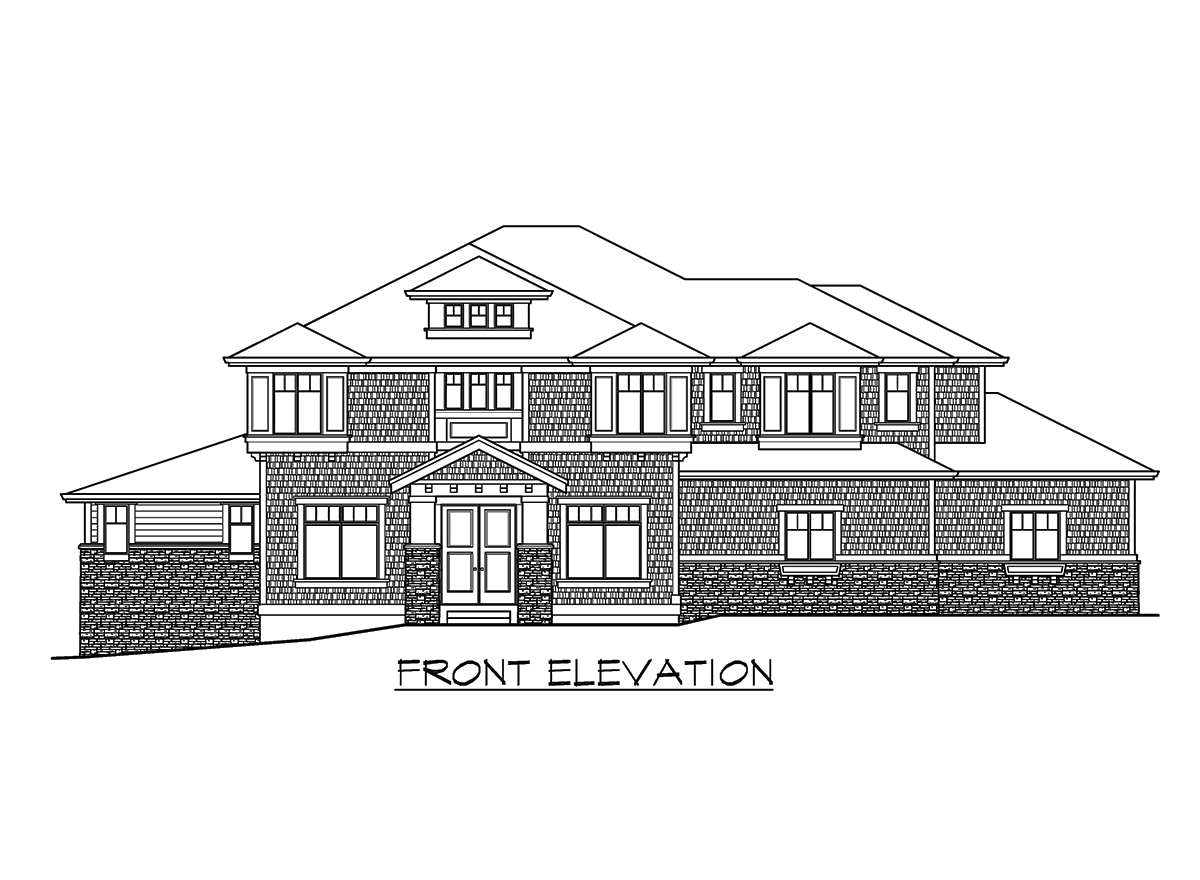 Plan 23587JD: Luxury Craftsman Home Plan with Two Master Suites - Image #25 - Craftsman, Northwest, Shingle