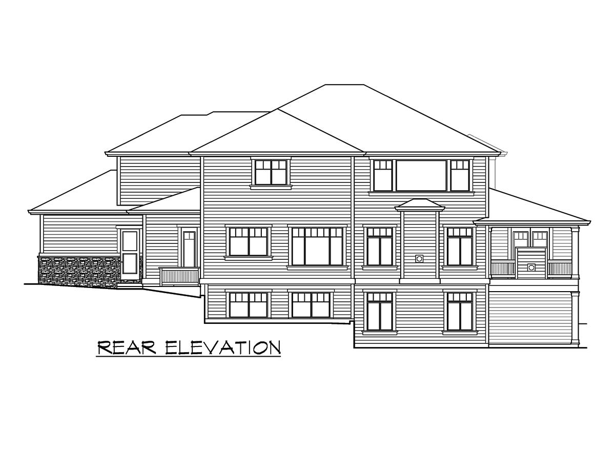 Plan 23587JD: Luxury Craftsman Home Plan with Two Master Suites - Image #26 - Craftsman, Northwest, Shingle
