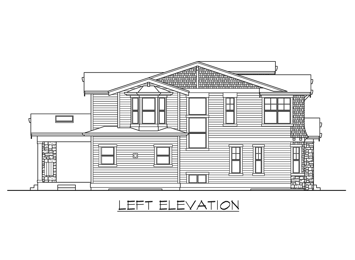 Plan 23589JD: Option for Six Bedrooms - Image #27 - Craftsman, New American, Northwest, Shingle