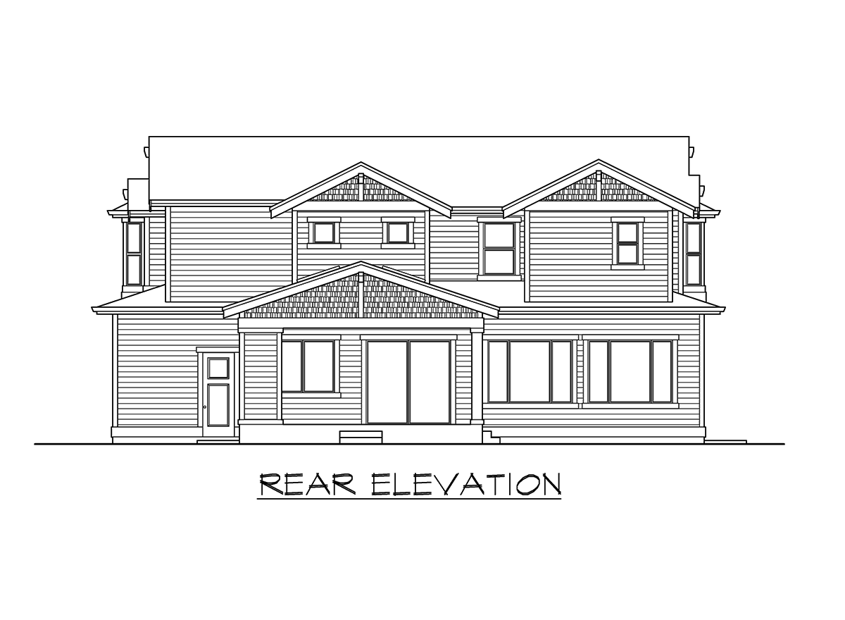 Plan 23589JD: Option for Six Bedrooms - Image #28 - Craftsman, New American, Northwest, Shingle