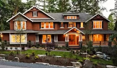 4 Bed Craftsman with 2 Story Great Room