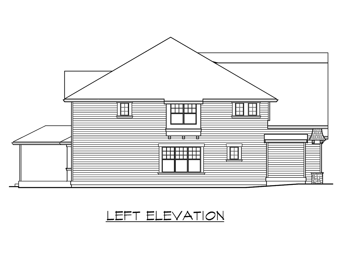 Plan 23591JD: Eclectic Traditional House Plan - Image #27 - New American, Northwest, Traditional