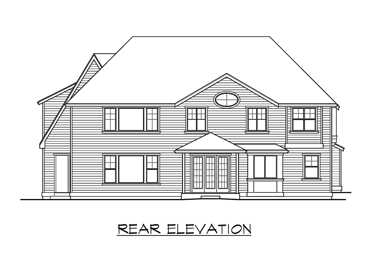 Plan 23591JD: Eclectic Traditional House Plan - Image #28 - New American, Northwest, Traditional