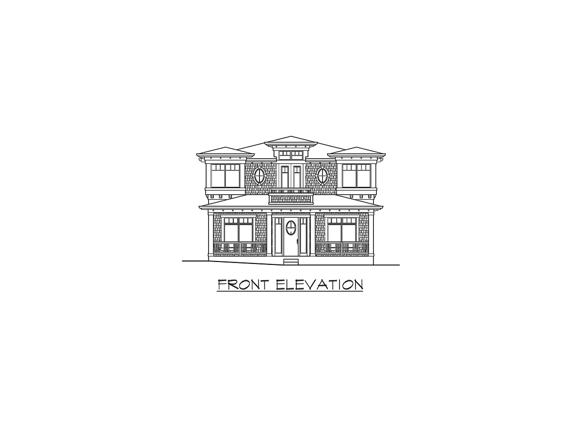 Plan 23592JD: Unique Shingle Style House Plan - Image #22 - Northwest, Shingle