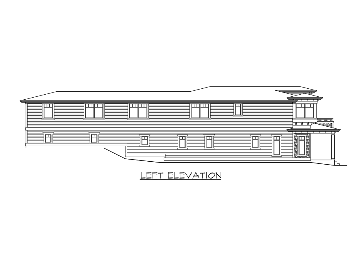 Plan 23592JD: Unique Shingle Style House Plan - Image #23 - Northwest, Shingle