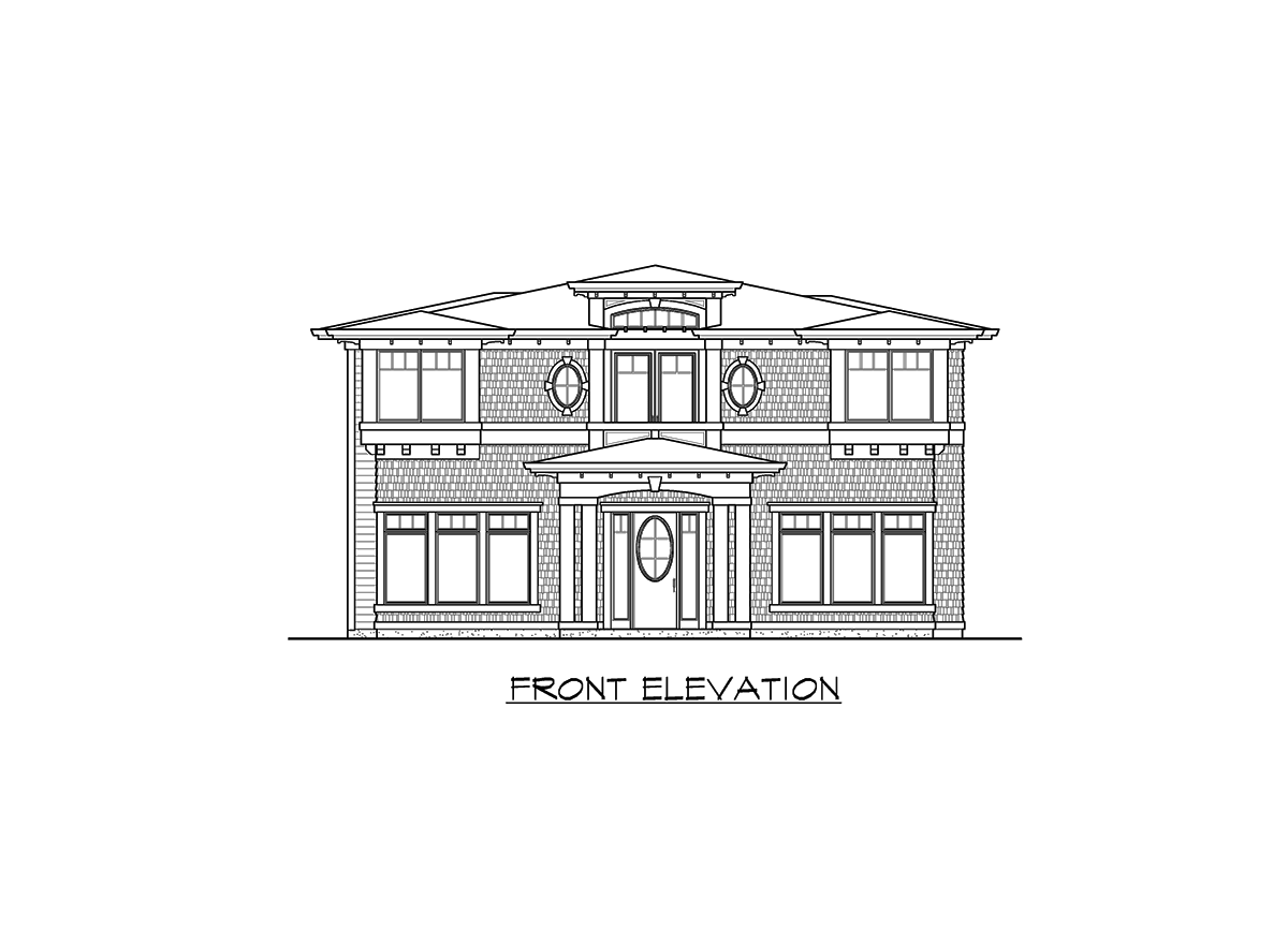 Plan 23595JD: Unique Shingle Style House Plan - Image #25 - Northwest, Shingle