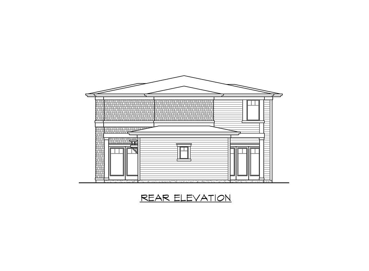 Plan 23595JD: Unique Shingle Style House Plan - Image #27 - Northwest, Shingle