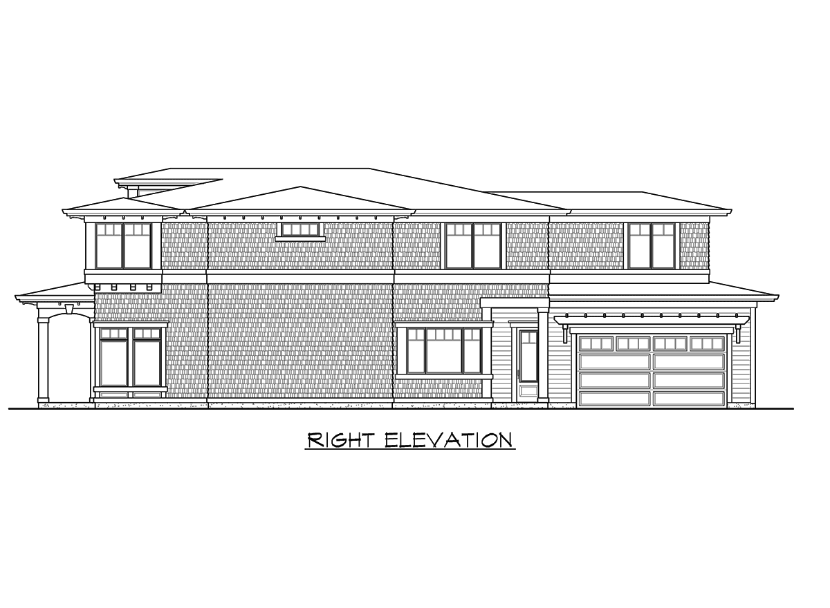 Plan 23595JD: Unique Shingle Style House Plan - Image #28 - Northwest, Shingle