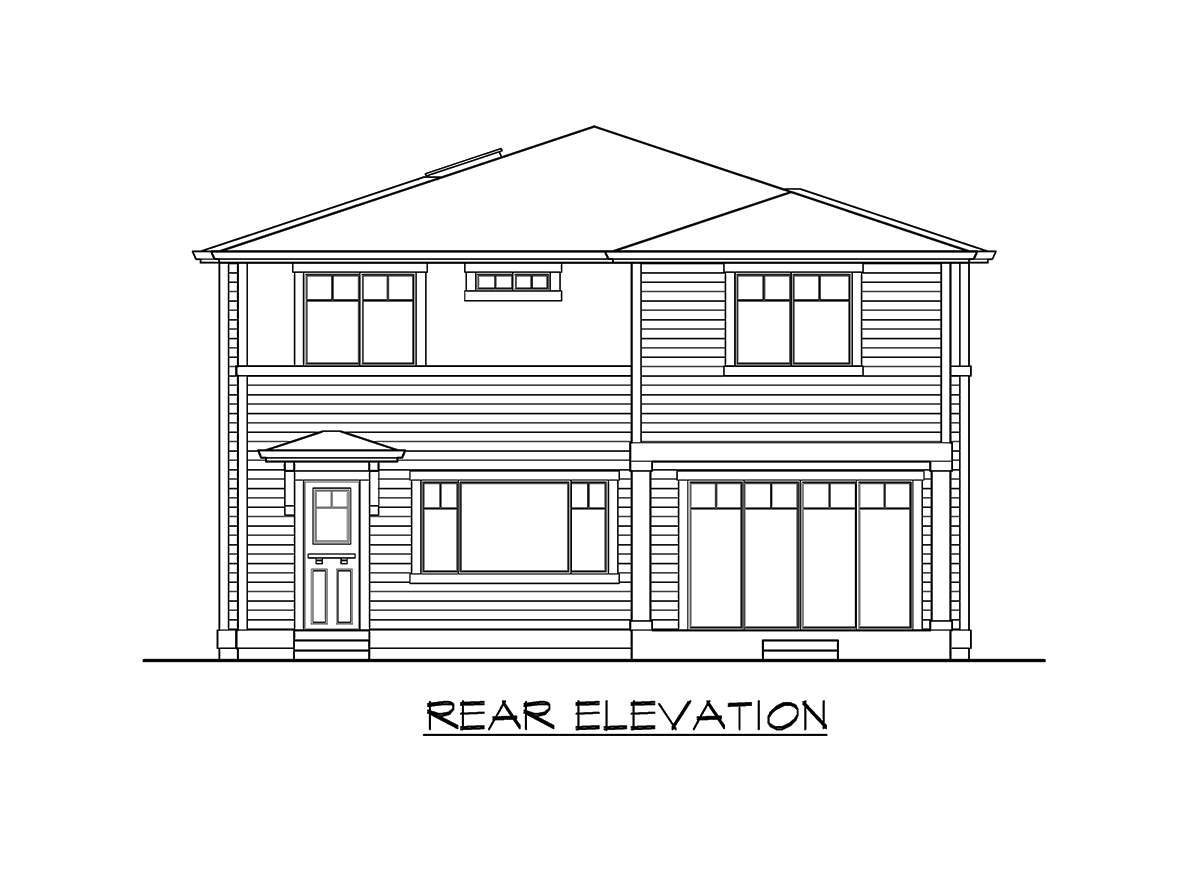Plan 23596JD: Unique Shingle Style House Plan - Image #24 - Northwest, Shingle