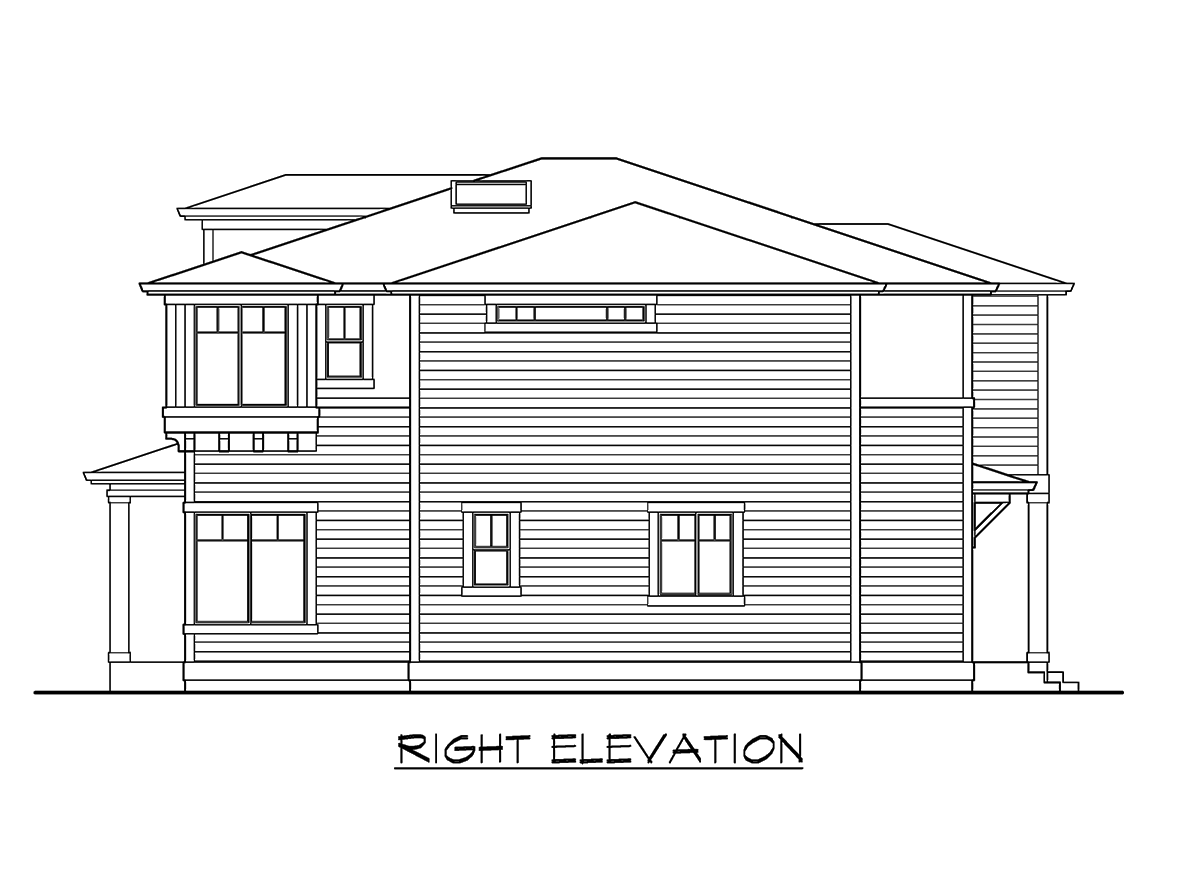 Plan 23596JD: Unique Shingle Style House Plan - Image #25 - Northwest, Shingle