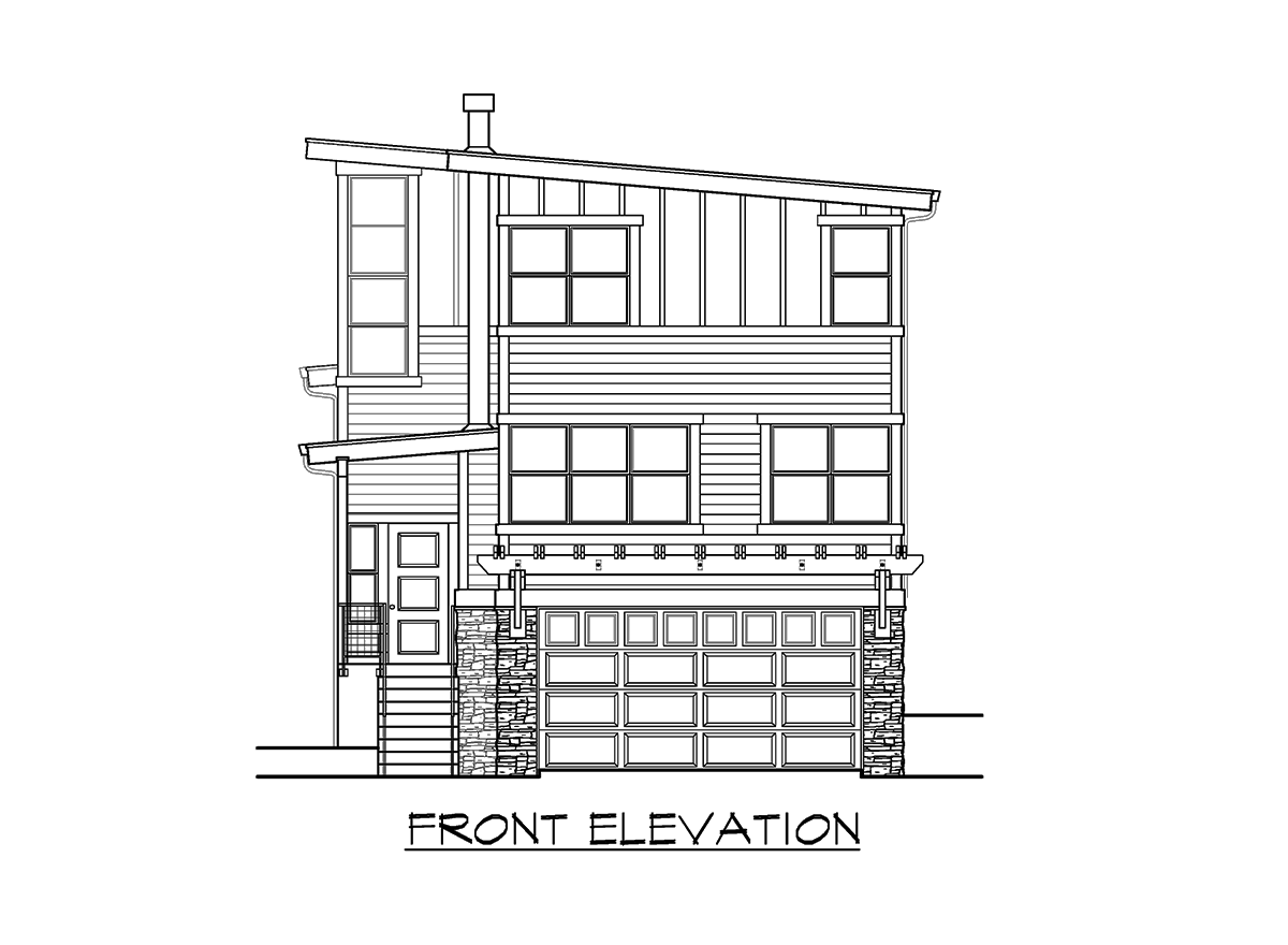 Plan 23597JD: Three Level Northwest House Plan - Image #21 - Contemporary, Modern, Northwest
