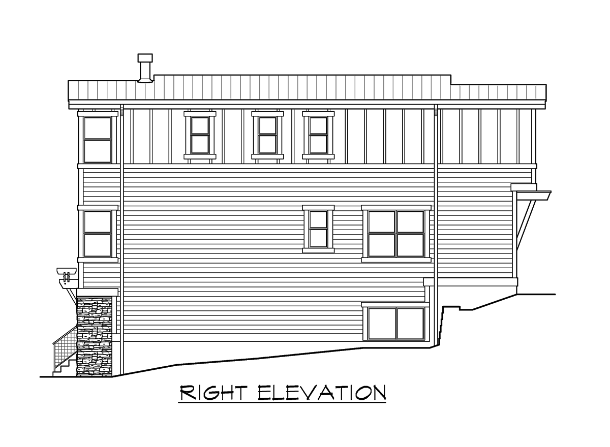 Plan 23597JD: Three Level Northwest House Plan - Image #24 - Contemporary, Modern, Northwest