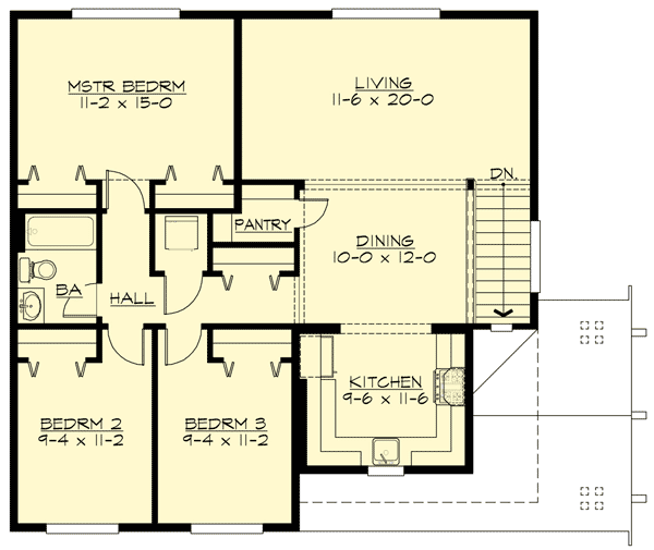 Plan 23602JD: Rustic Carriage House Plan - Floor Plan - 2nd Floor - Carriage, Craftsman, Northwest, Rustic